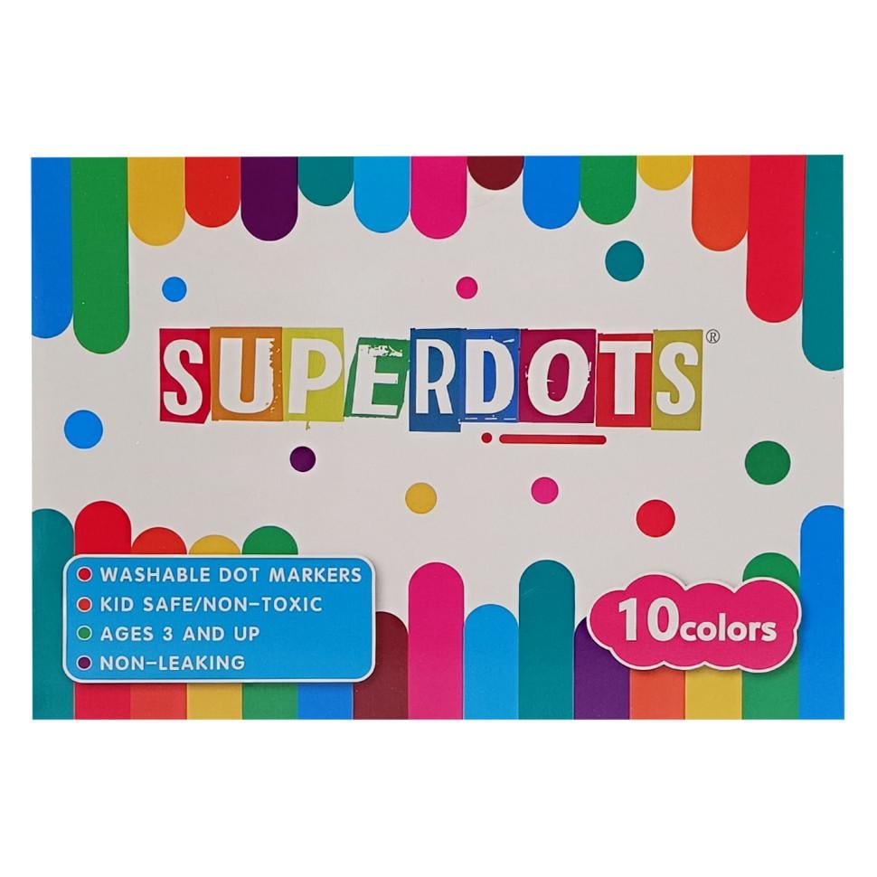 Набор маркеров Bambi точечный ДОТ 10 шт. Разноцветный (TD-160-D-15)