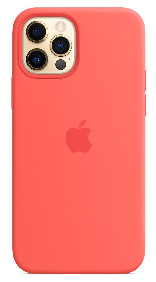 Чехол Apple Silicone Case MagSafe MHL93ZM/A для Iphone 12 Pro Max 6,7" Pink Citrus (11774360) Чехол Apple Silicone Case MagSafe MHL93ZM/A для Iphone 12 Pro Max 6,7" Pink Citrus (11774360)