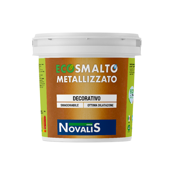 Эмаль акриловая Oikos ECOSMALTO METTALIZATO 2,25 л (2493479387)