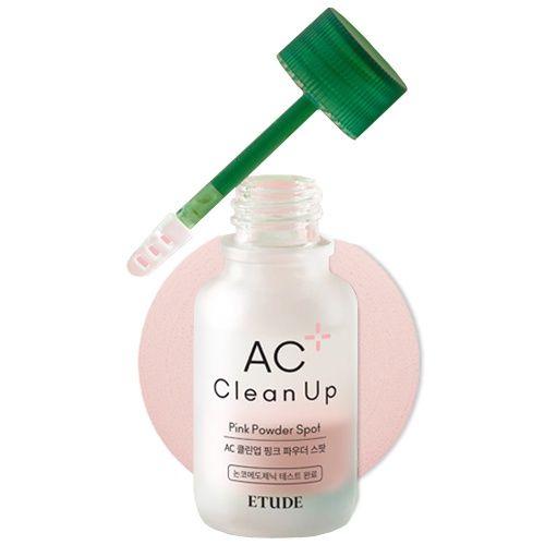 Точковий засіб Etude AC Clean Up Pink Powder Spot для боротьби з акне 15 мл - фото 2