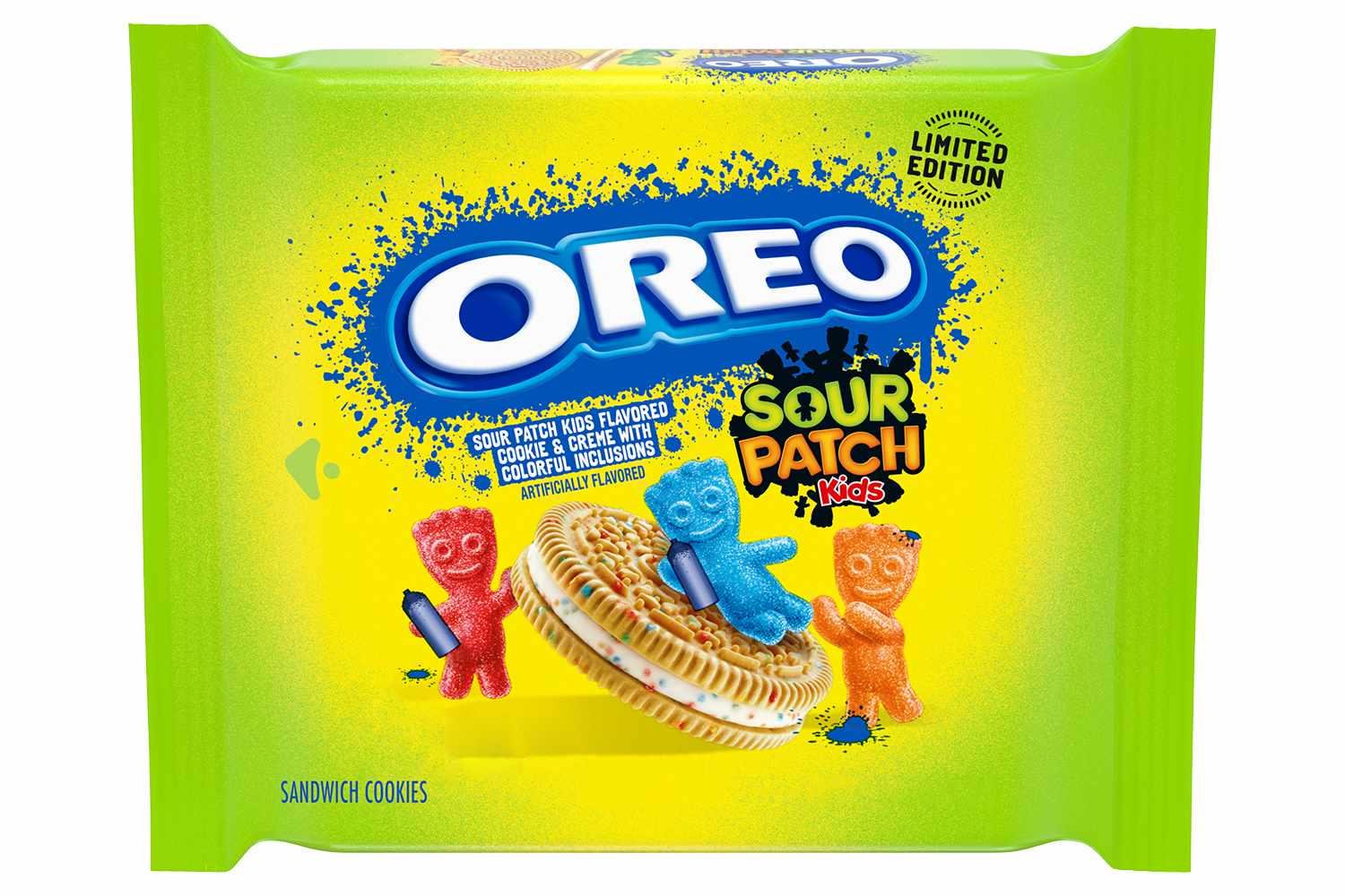 Печиво Oreo sour patch kids Limited Edition 302 г (dsfvadsav)