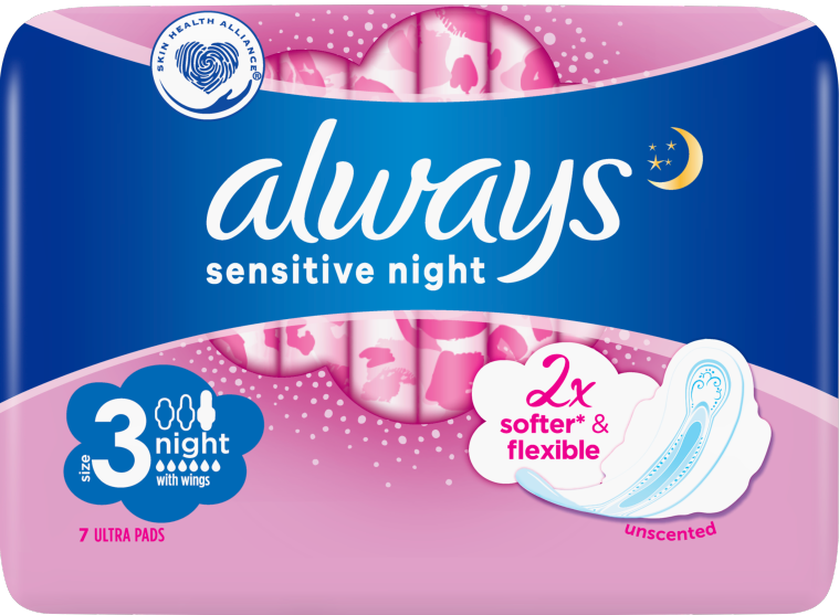 Прокладки гігієнічні Always Ultra Night Sensitive 7 шт. (12784)