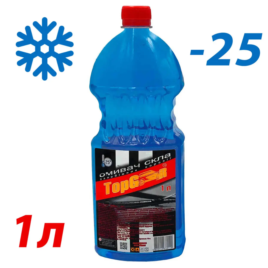 Омыватель стекла зимний Top Gear -25°С Морской бриз 1 л - фото 2 Омыватель стекла зимний Top Gear -25°С Морской бриз 1 л - фото 2