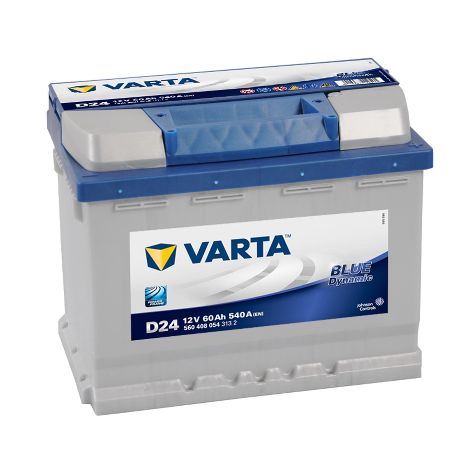 Аккумулятор Varta Blue Dynamic 60 Ah/12V 0 плюс справа