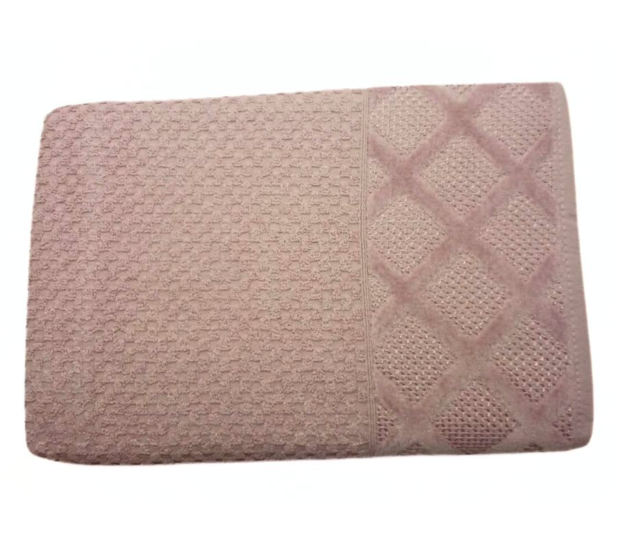 Рушник жакардовий Bulteks Mulia 50х90 см Бузковий (12666) - фото 1