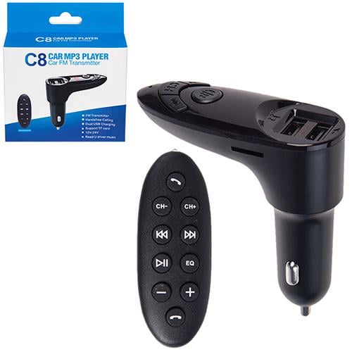 Модулятор FM 5в1 С8 12-24v Bluetooth - фото 3