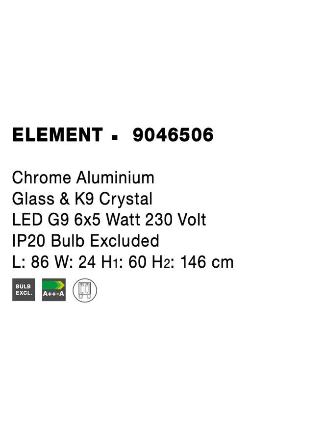 Подвесной светильник Nova Luce Element (9046506) - фото 8