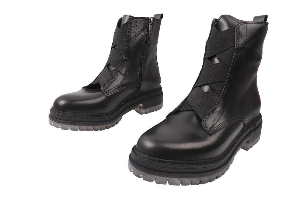 Ботинки женские Tucino высокие из кожи р. 39 Черный (530-20DHC)