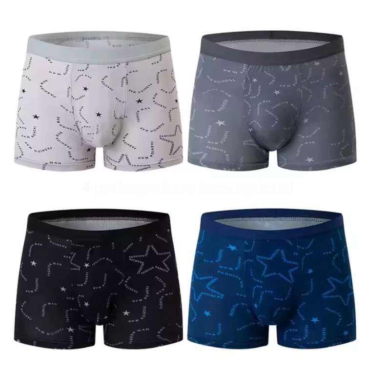 Трусы мужские боксерки XL 4 шт. (БТ9)