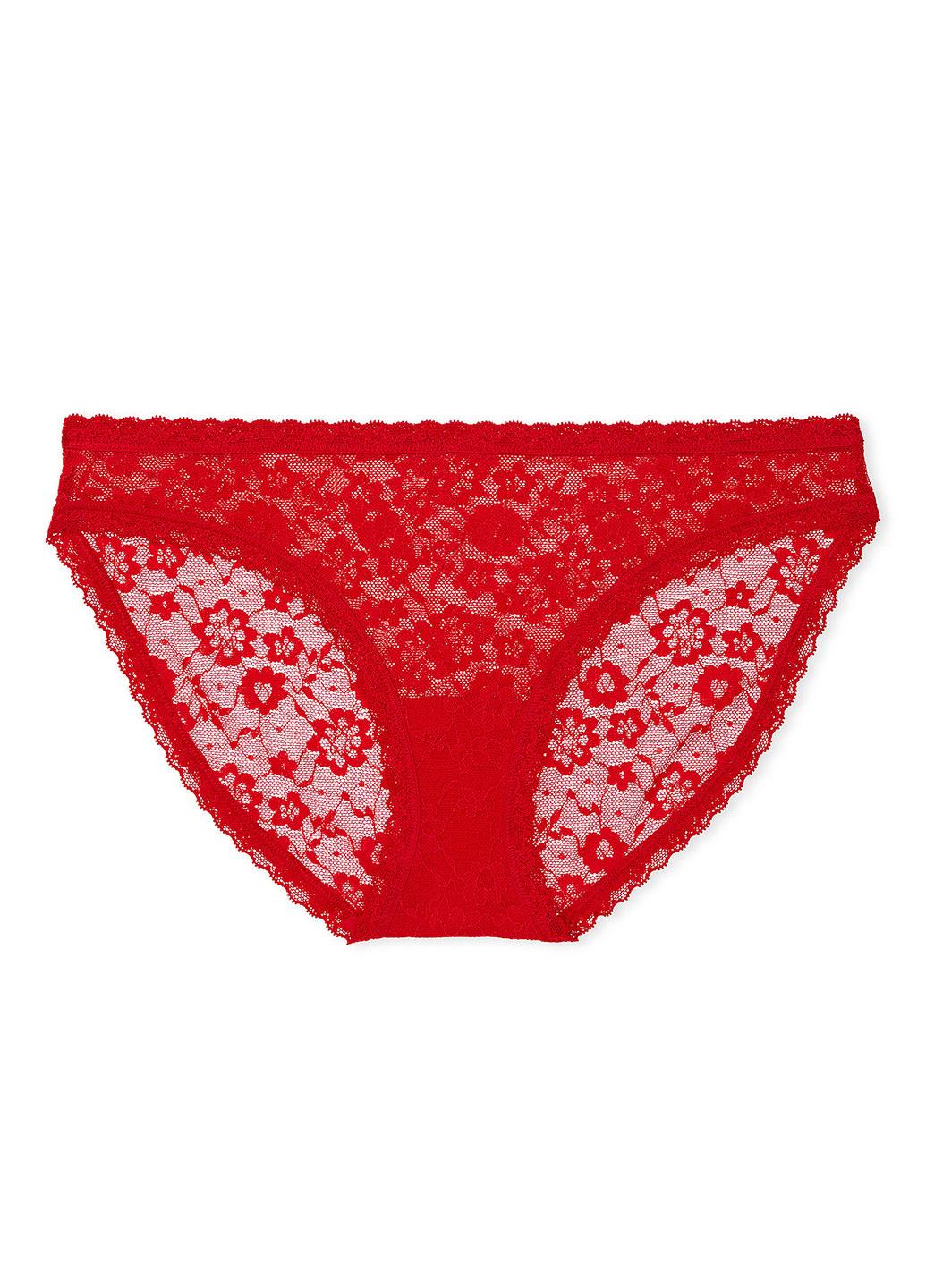 Трусики Victoria's Secret S Красный (3800000415984QD4S) - фото 3