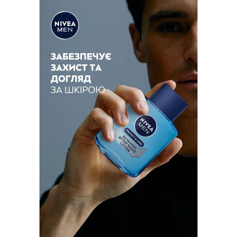 Лосьйон після гоління Nivea Protect & Care 100 мл (21639) - фото 2 Лосьйон після гоління Nivea Protect & Care 100 мл (21639) - фото 2