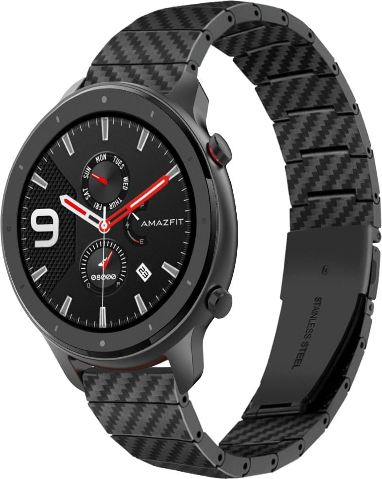 Ремешок Armrok для Amazfit GTR 47 мм Black (31678-2B) Ремешок Armrok для Amazfit GTR 47 мм Black (31678-2B)