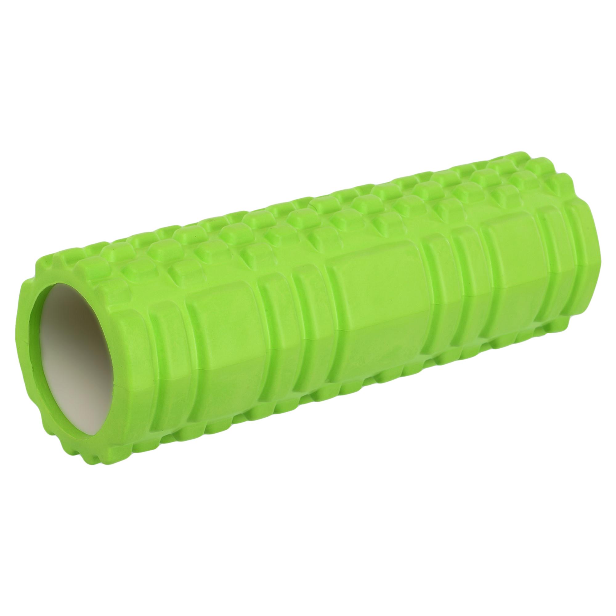Роллер массажный цилиндр SP-Sport FI-3531 Grid Combi Roller EVA 30х10 см Салатовый (31492697)