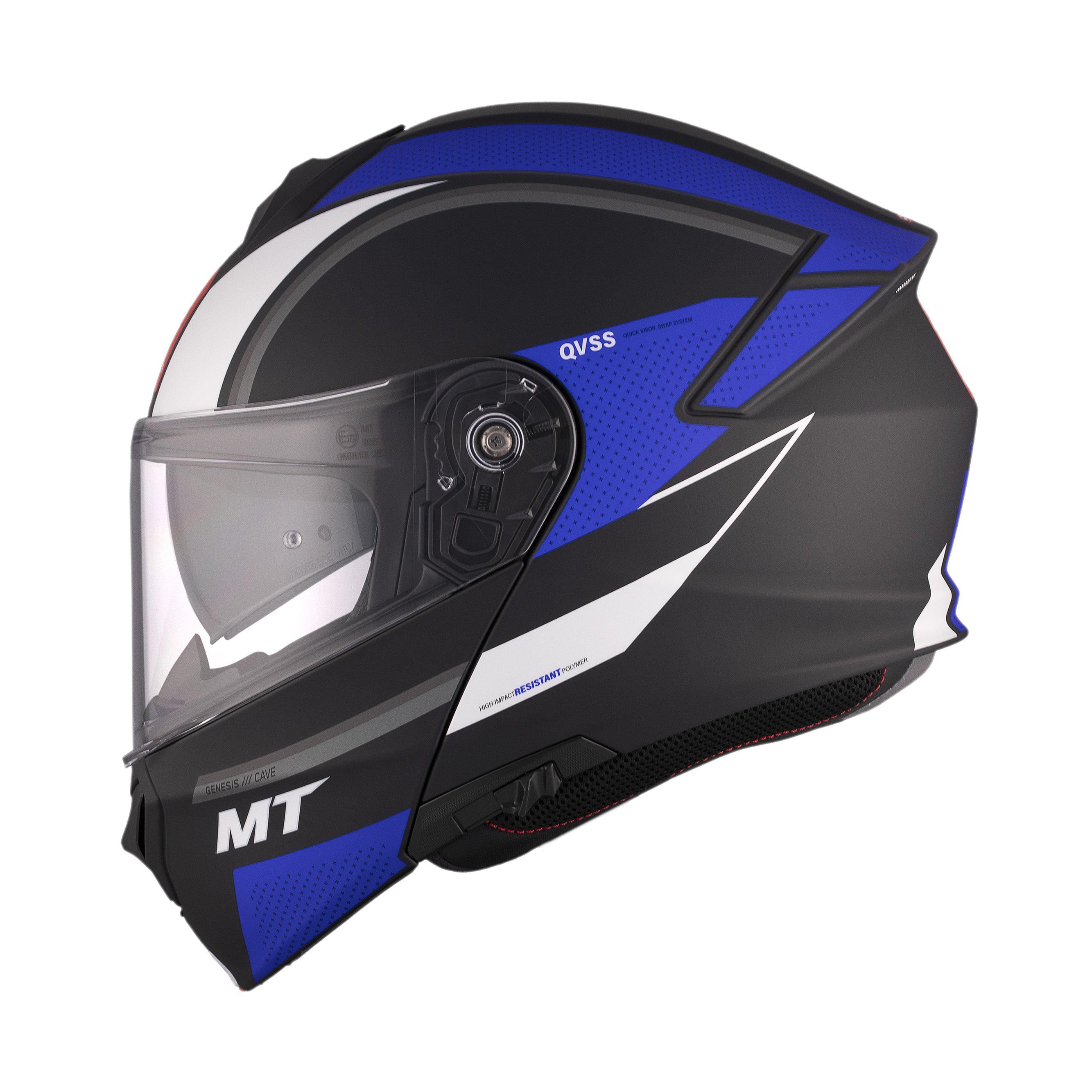 Мотошлем MT HELMETS Genesis SV Cave A7 M Matt Blue (35935)