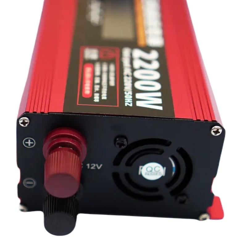 Преобразователь напряжения Eryuan 2200 W LCD DC/AC 12-220V с чистой синусоидой и вольтметром (3_04085) - фото 4 Преобразователь напряжения Eryuan 2200 W LCD DC/AC 12-220V с чистой синусоидой и вольтметром (3_04085) - фото 4