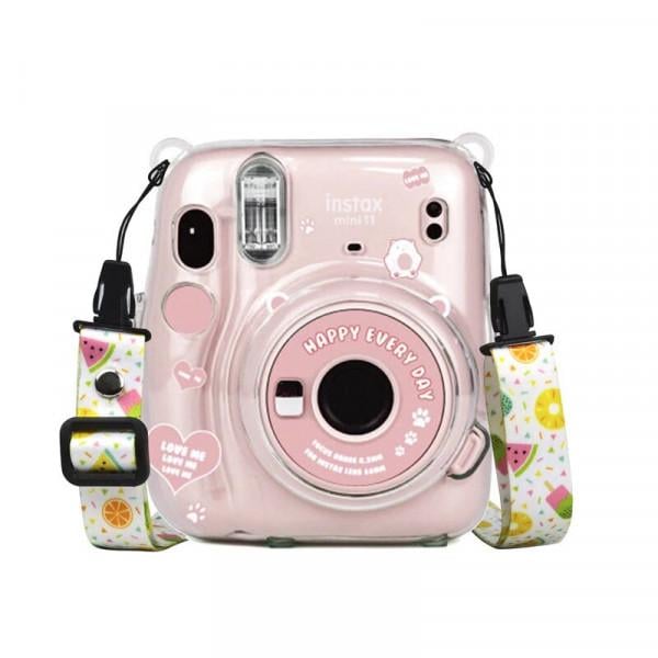 Чехол Fujifilm Instax Mini 11 Case Transparent c наклейками Арбуз - фото 1