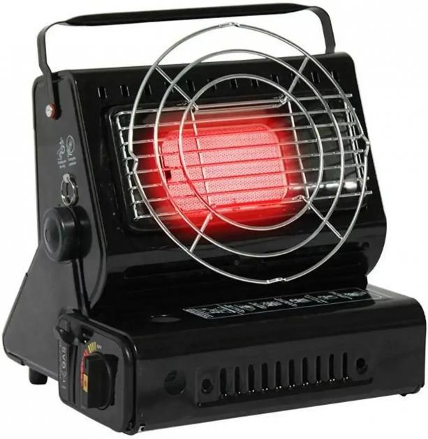 Обогреватель-плита газовый портативный FLINKE FK-ST-200 2в1 (HH54967)