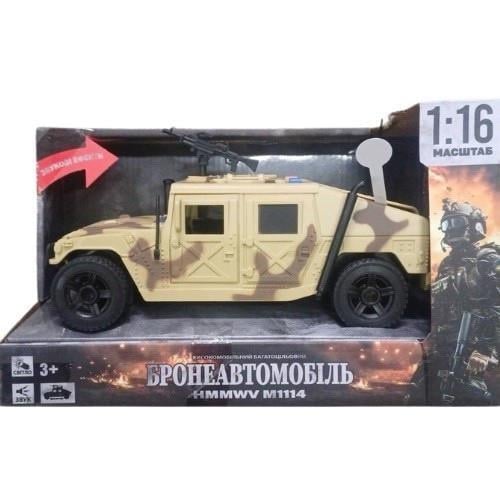 Игрушечный бронеавтомобиль TK Group HMMWV M1114 Бежевый (36991)