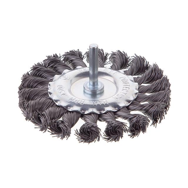 Щітка кільцева Intertool 100 мм для дриля 1/4" пучки крученого дроту (BT-8100)