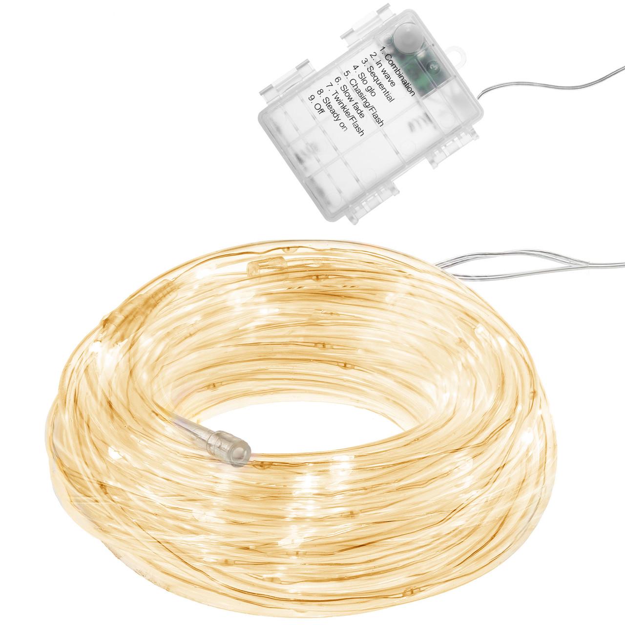 Гирлянда дюралайт Springos Rope Lights 5 м 50 led Warm White (CL0857 s-vida L)