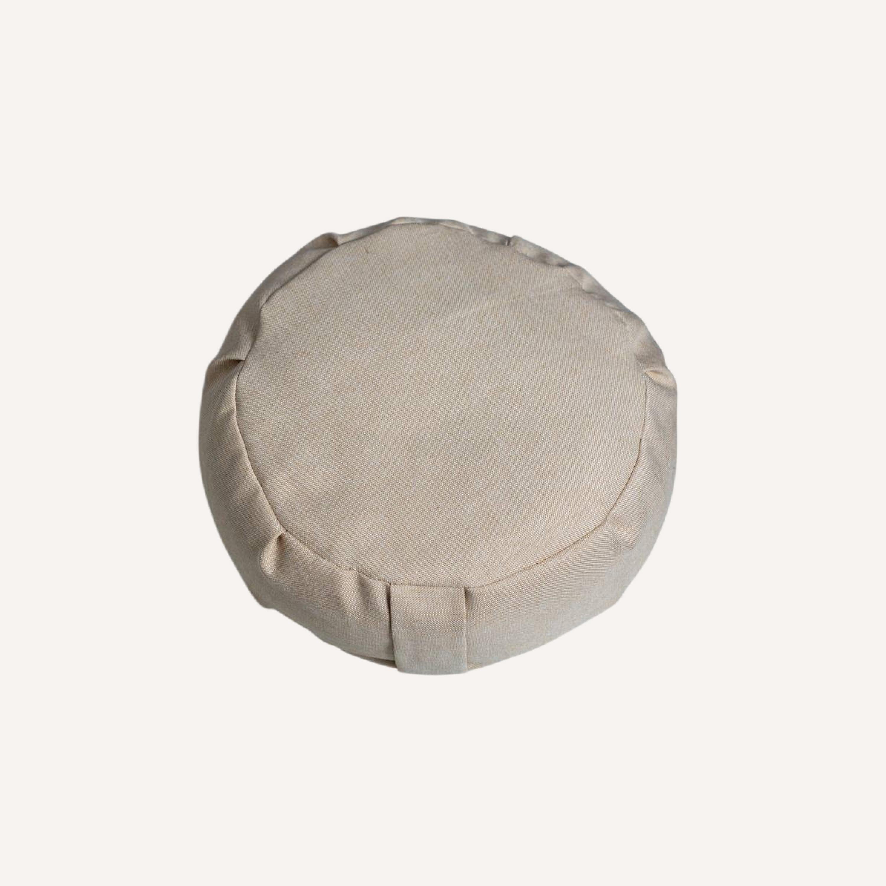 Подушка для йоги и медитации с гречневой шелухой 33х33х13 см (ПдМ1)