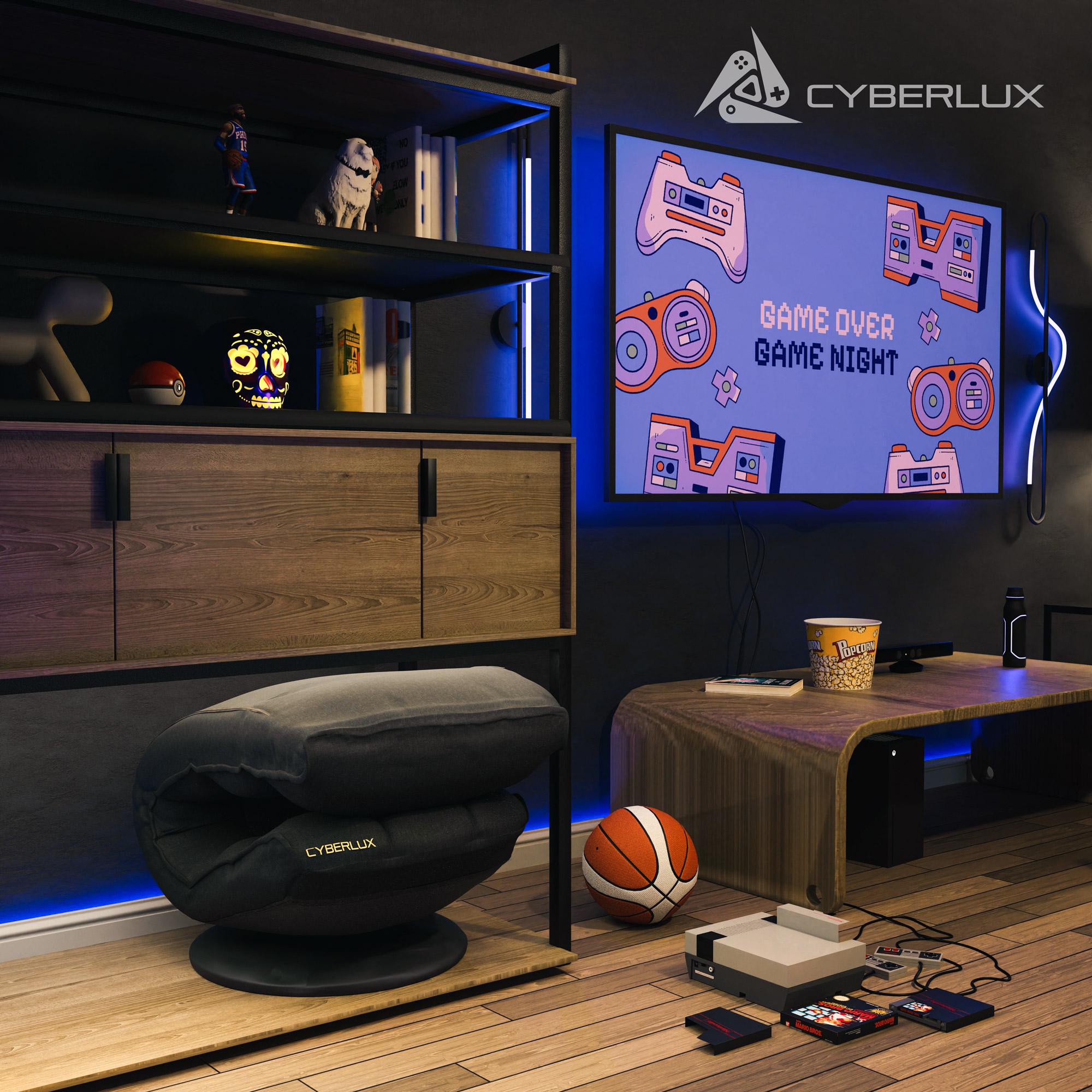 Геймерське крісло Cyberlux Flex Fabric Black (GM-03 B) - фото 9