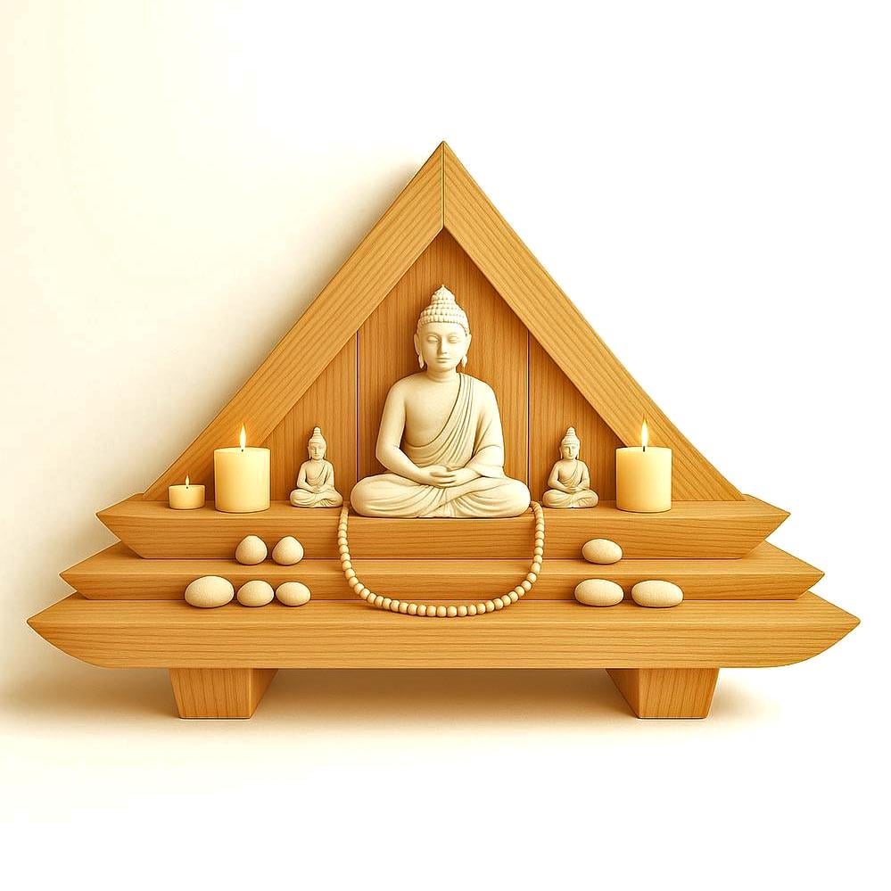 Алтарь для медитации из дерева Артима Карри (ЛАТ-006903)