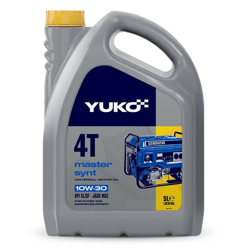 Моторне мастило YUKO MASTER SYNT 4T 10W30 5 л (4823110405512)