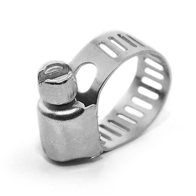 Хомут черв'ячний оцинкований Intertool TC-0006 8 мм D 6-16 мм 10 шт.