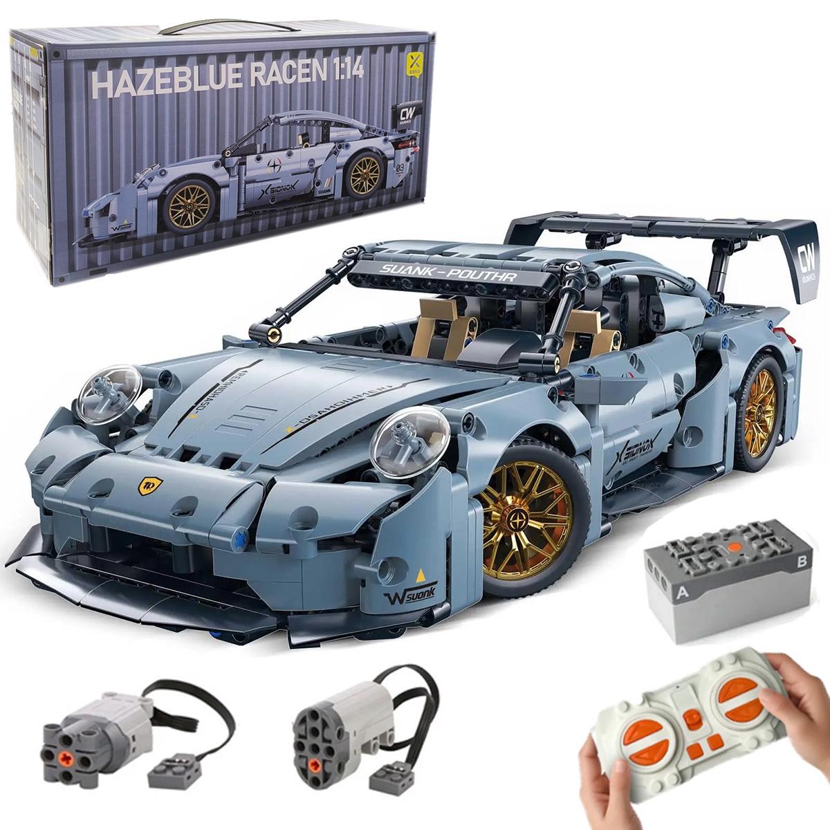 Конструктор машинка на дистанційному керуванні Porsche 911 RSR Racing Vesion на 971 деталь 1:14 (30160285)