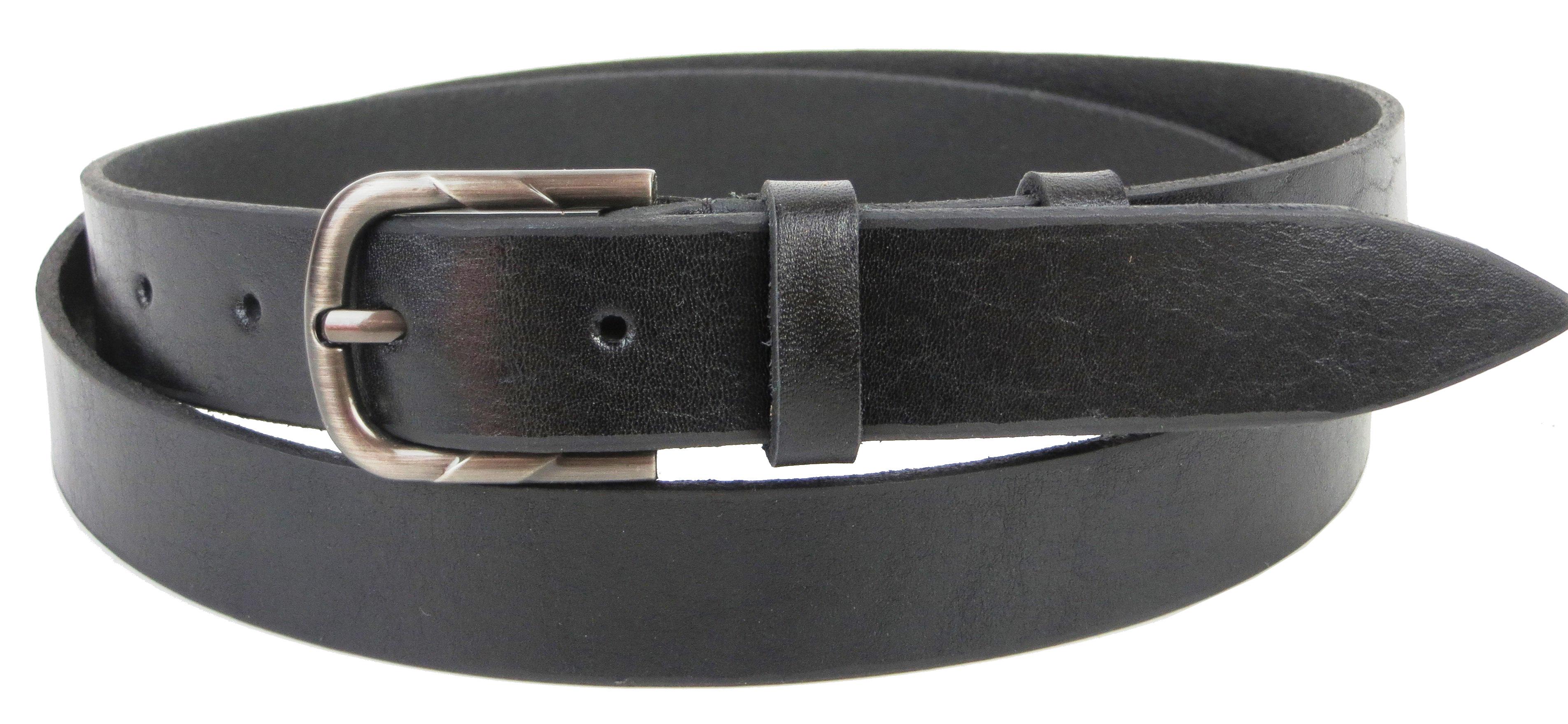 Женский ремень Skipper кожаный Черный (1399-25)