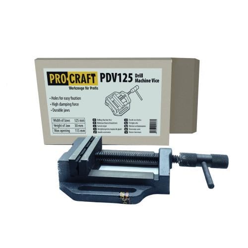 Тиски станочные Procraft (PDV125)