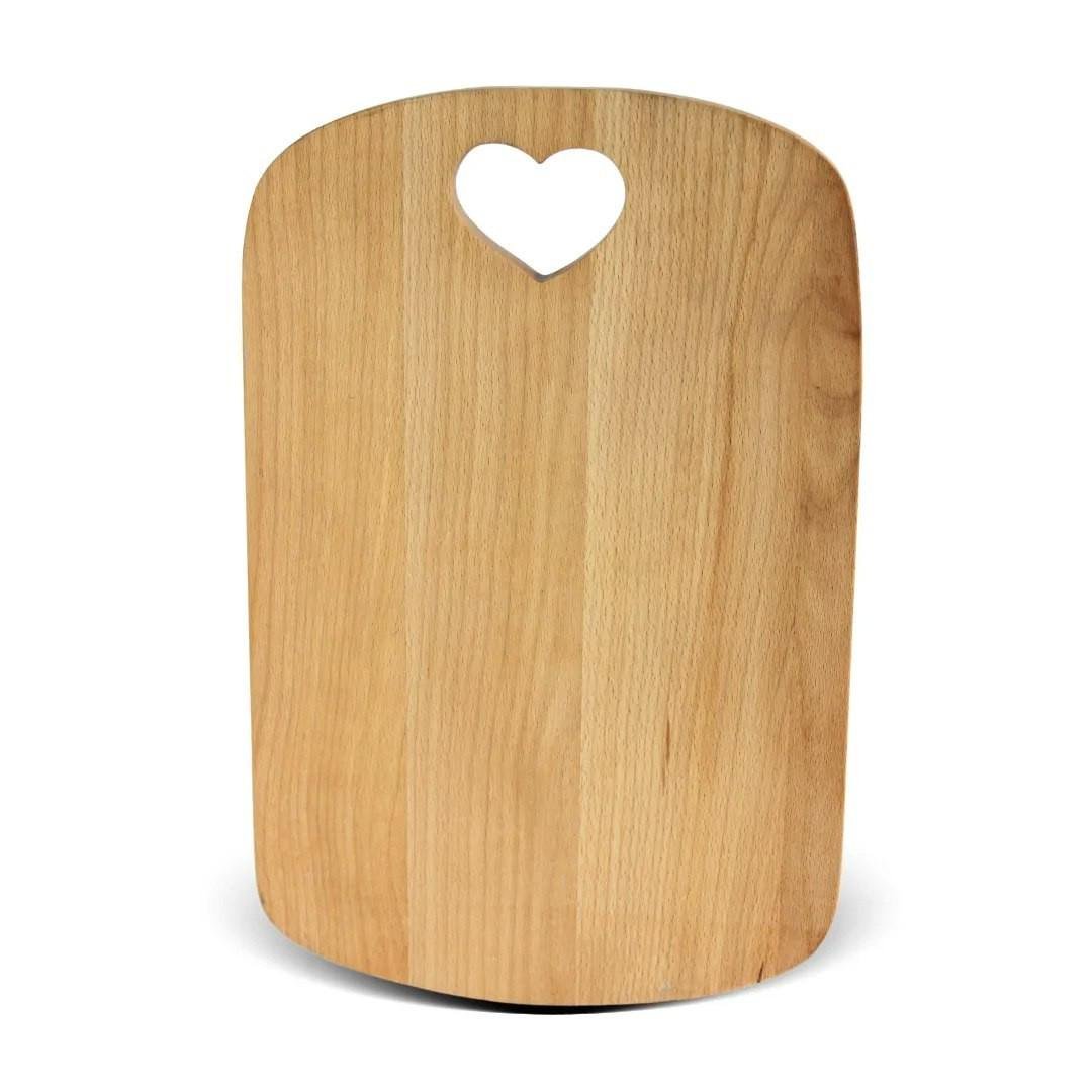 Дошка для різання Brizoll Heart бук 23,5х36х1,8 см (015D)