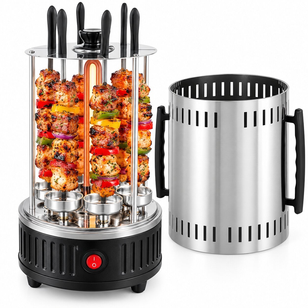 Электрошашлычница DOMOTEC MS-7781 1000 Вт