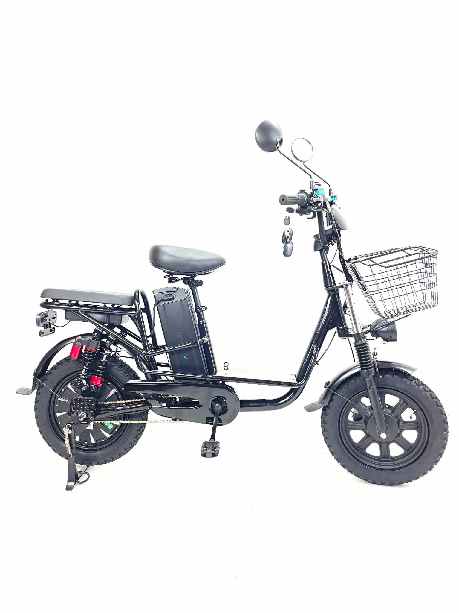 Електровелосипед з PASS-системою MINAKO Monster PRO 1000W 60V 30 Ah Чорний (ММ-100-60-30Ч)