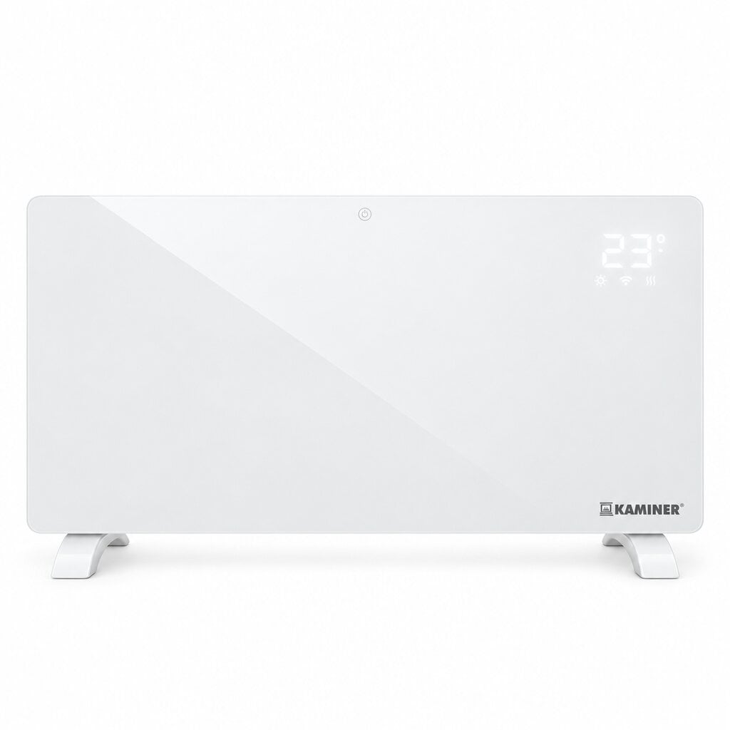 Обогреватель электрический стеклянный Kaminer Zelva 26573 Wi-Fi 2500 Вт (5095bf-3169921261)
