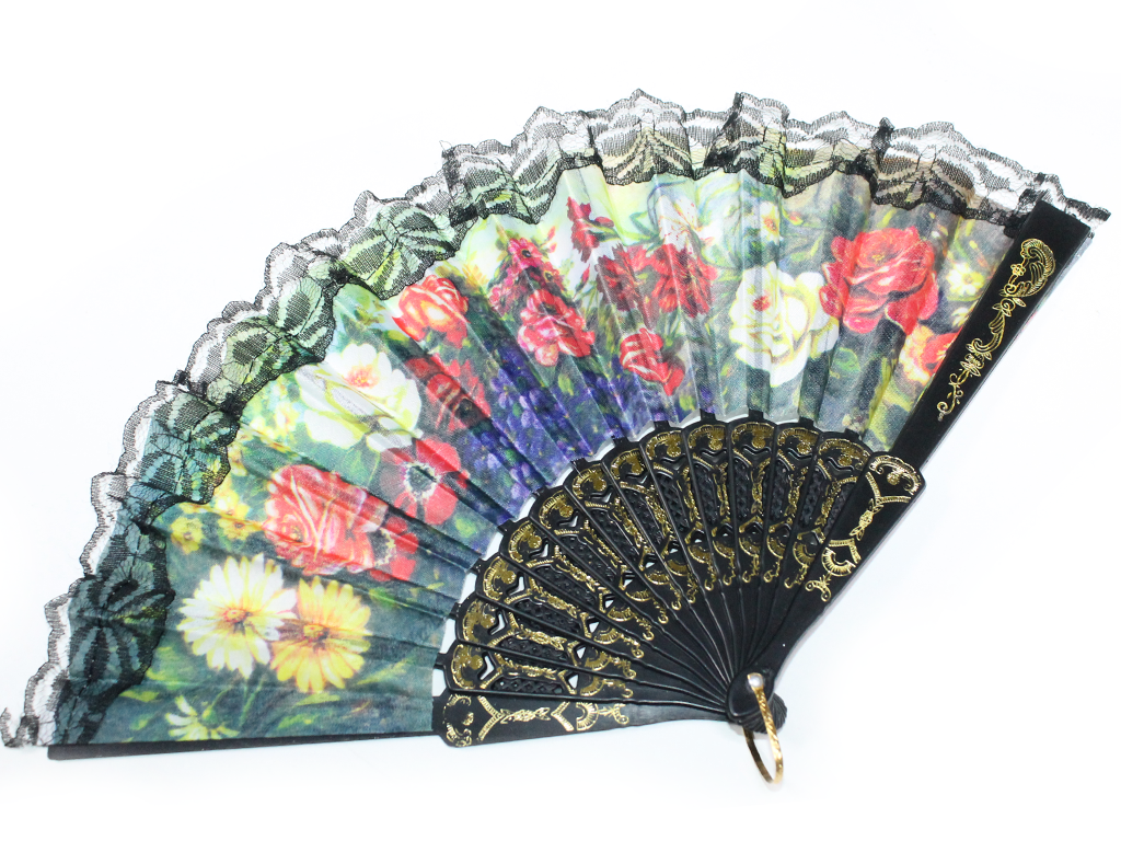 Веер пластмассовый 23 см