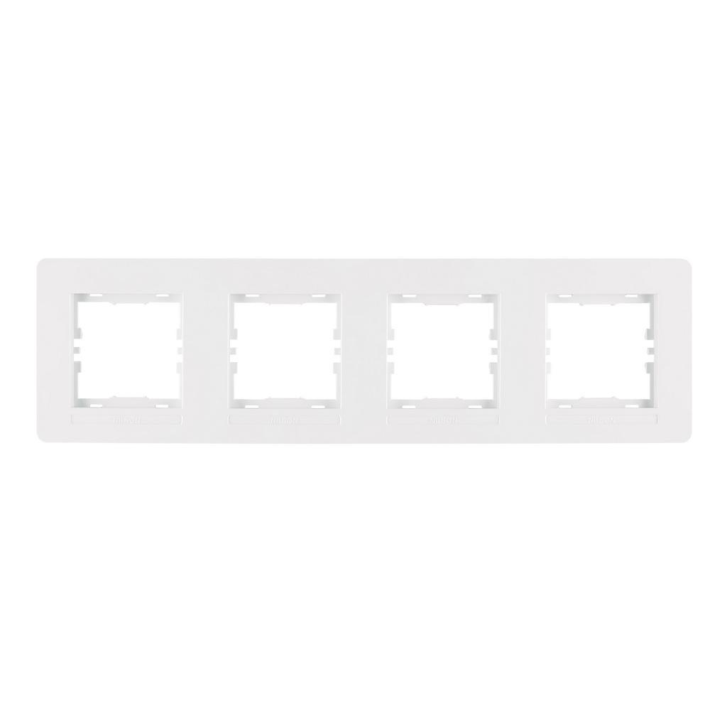 Рамка чотиримісна Nilson Selene Білий (23110094)