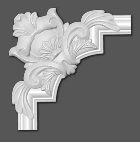 Элемент угловой полиуретановый Grand Decor HCR 518-2 жесткий (2281071459)