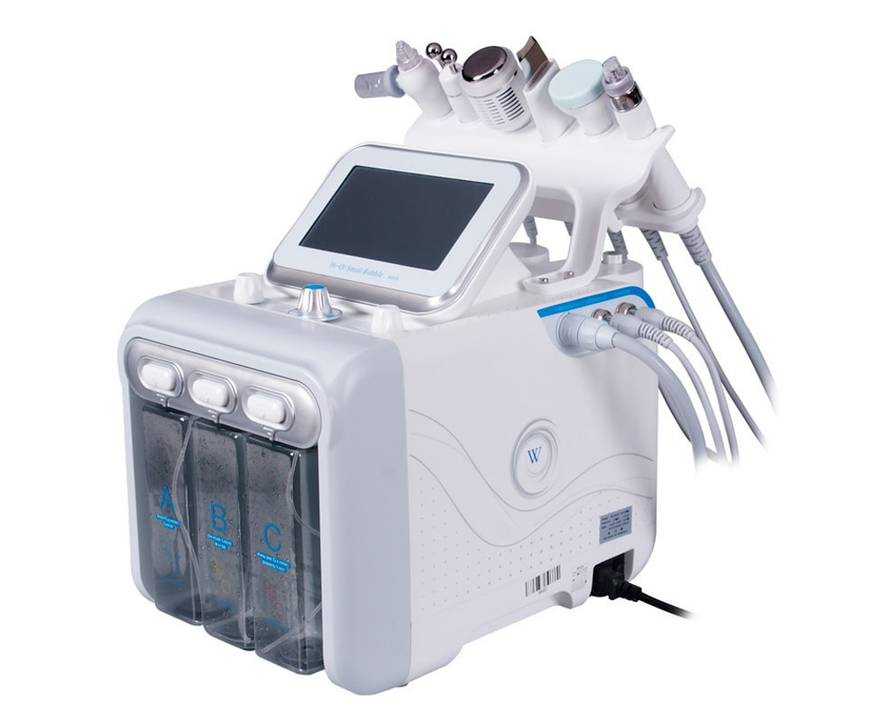 Аппарат ультразвуковой водородного пилинга 6в1 для салонов красоты (0219)