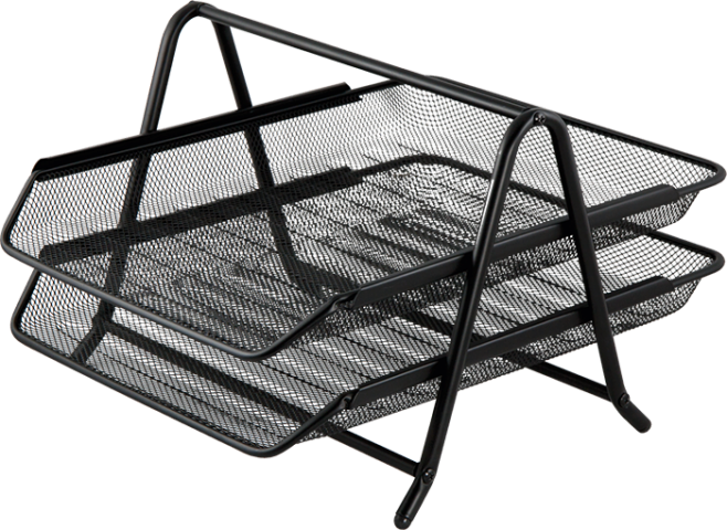 Лоток для бумаг горизонтальный 2в1 металлический (BM.6250-01)