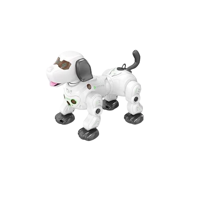 Собачка на радиоуправлении Robot Dog ходит/испускает газы/сенсорные зоны/реагирует на всплеск White (139939)