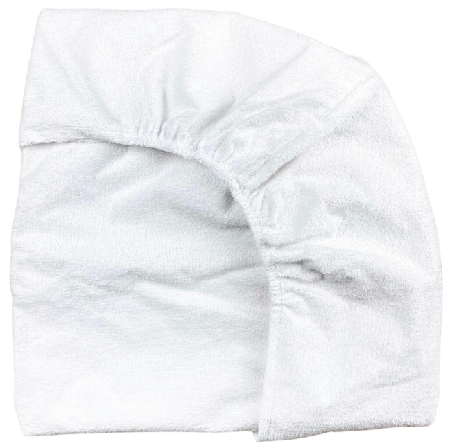 Наматрасник непромокаючий Mommy Bag в стандартне ліжечко 120x60 см Білий (384)