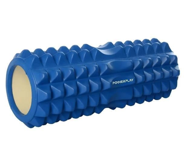 Массажный ролик PowerPlay 4405 EVA Massage Roller 33x12 см Синий (PP_4405_Blue)