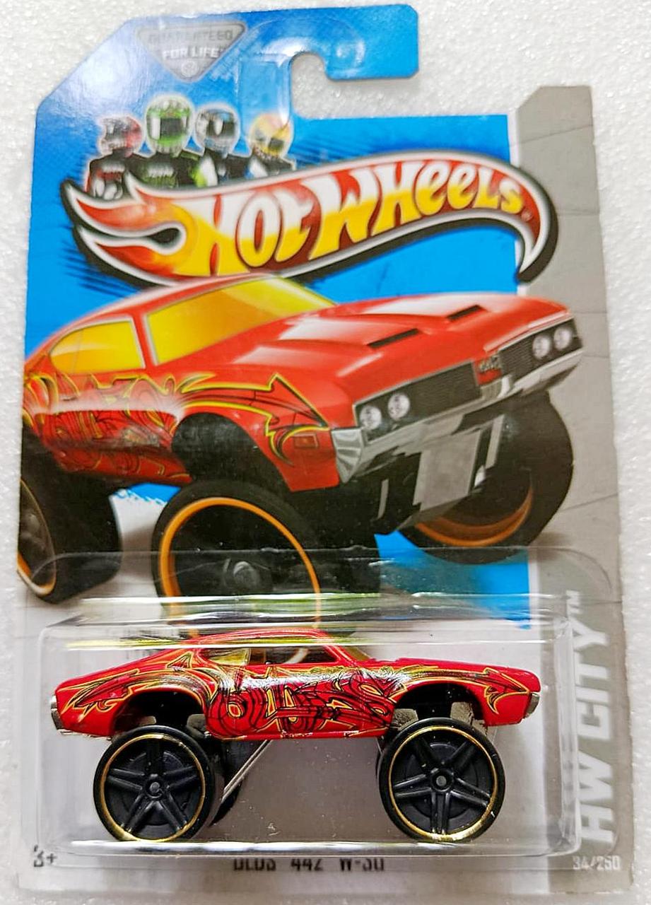 Игрушечная машинка Hot Wheels Olds 442 W-30 2013 City Graffiti Rides №034 pr5 (X1880-pr5)