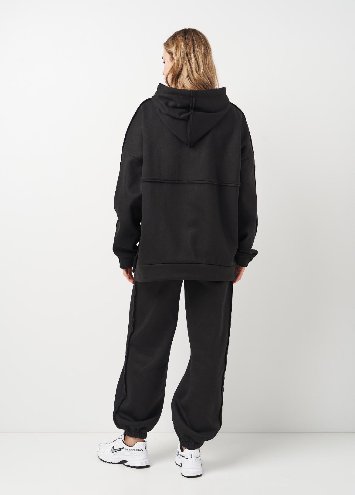 Спортивный костюм утепленный Вилена женский р. 48 Черный (2288073115) - фото 4 Спортивный костюм утепленный Вилена женский р. 48 Черный (2288073115) - фото 4