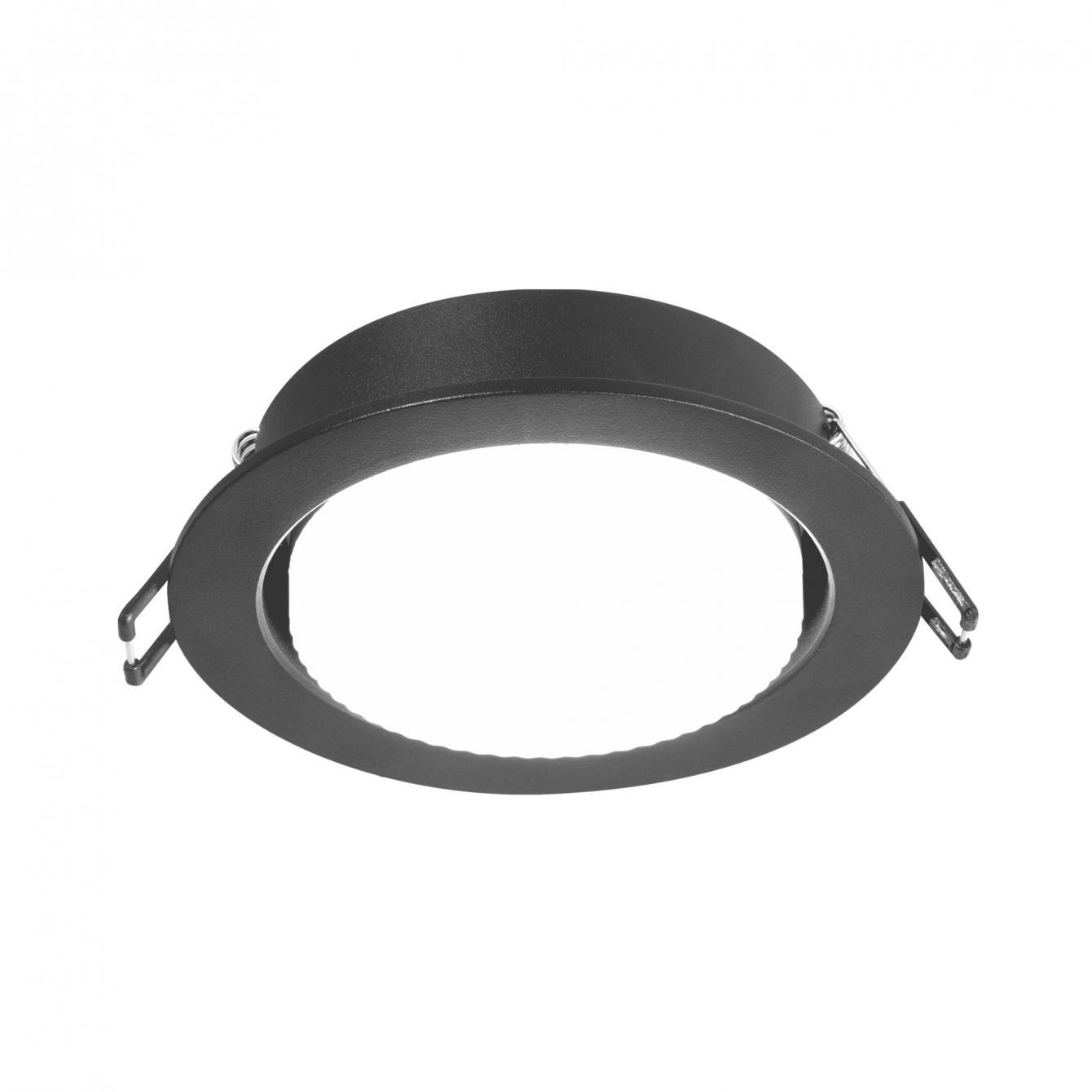 Точечный светильник Videx під лампу GX53 врізний Чорний (VL-SPF27R-B)