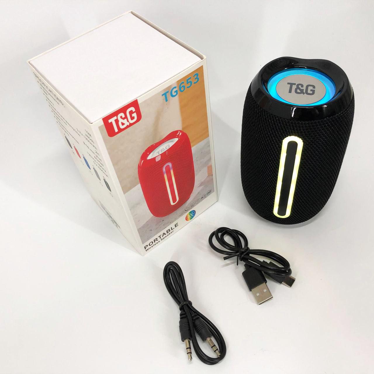 Колонка портативная USB с ремешком/аккумуляторная Черный (TG653) - фото 8 Колонка портативная USB с ремешком/аккумуляторная Черный (TG653) - фото 8