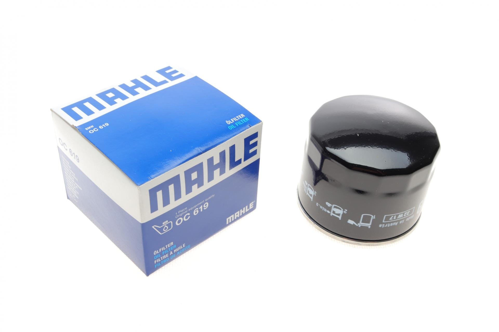 Фильтр масляный Mahle для BMW F/HP/R 1200/S 0,8-1,3 06- (OC 619)
