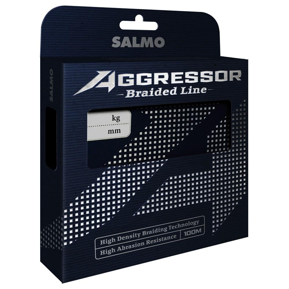 Шнур Salmo Aggressor Braid 100 м 0,15 мм 8,3 кг
